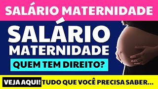 SALÁRIO MATERNIDADE 2021 QUEM TEM DIREITO QUAL É O VALOR E COMO SOLICITAR O SALARIO MATERNIDADE [upl. by Cid]