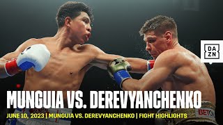 HIGHLIGHTS  Jaime Munguia vs Sergiy Derevyanchenko [upl. by Doro]