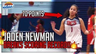 70 POINTS Jaden Newman Hits 17 3s amp Breaks Scoring Record [upl. by Rey]