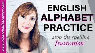 How to Say English Letters American English Alphabet Pronunciation [upl. by Burr]