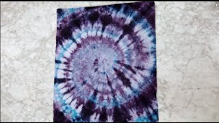 Folding Techniques for Dyeing Swirl [upl. by Brosy]