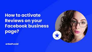 How To Turn On Facebook Reviews [upl. by Freddi262]