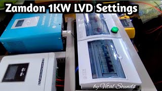 Zamdon 1KW LVD Settings [upl. by Schoof916]