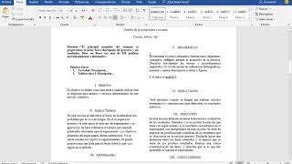 Como crear un articulo científico para proyectos o tareas WORD Nivel Ingeniería [upl. by Michele]