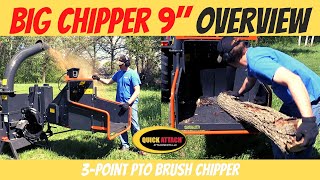 Big Chipper™3Point PTO Brush Chipper 9quot overview [upl. by Grider]