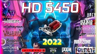 Radeon HD 5450 in 50 Games  2022 [upl. by Rozanne]