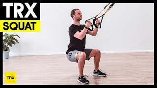 How To TRX Squat [upl. by Ahsinyd]