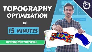 Topography Optimization using Hypermesh Optistruct Tutorial [upl. by Hey]