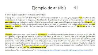 Ejemplo de análisis [upl. by Worth]