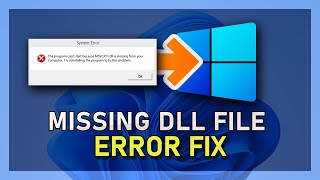 Windows 11  How To Fix Missing DLL Files Error [upl. by Emmuela508]