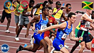 MENS 4 X 100M RELAY FINAL Tokyo Olympics  Jamaica came 5th [upl. by Urdna579]