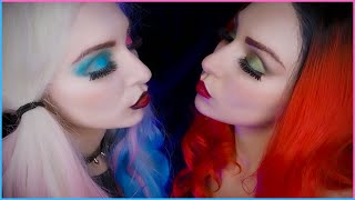 POISON IVY and HARLEY QUINN  ASMR KISS [upl. by Gauthier]