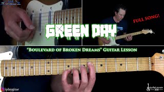 Boulevard of Broken Dreams Guitar Lesson  Green Day [upl. by Fortunna]