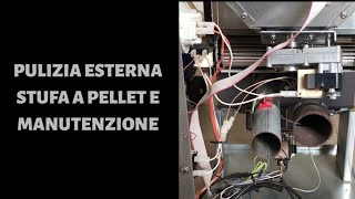 Pulizia esterna e manutenzione stufa a pellet Nordica Extraflame [upl. by Yoo580]