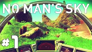 No Mans Sky Gameplay  Ep 1  Explore Survive Craft and Lazers  Lets Play No Mans Sky Game [upl. by Lledner543]