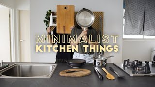 Minimalist Kitchen Essentials  Our 10 Favourite Basic Cooking Utensils [upl. by Hovey]