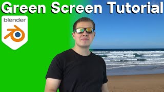 How to Green Screen with Blender Tutorial [upl. by Denoting239]