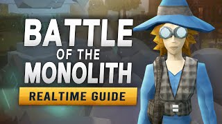 RS3 Battle of the Monolith 100 – Realtime Quest Guide [upl. by Haraz736]