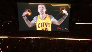 20142015 Cavs Home Opener Intro Lebrons Return [upl. by Ahseuqram]