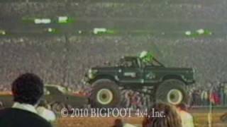 BIGFOOT in Pontiac Silverdome in 1983 [upl. by Ecenahs]