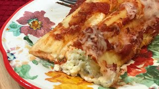 Classic Manicotti Easy Family Favorite [upl. by Ajed]