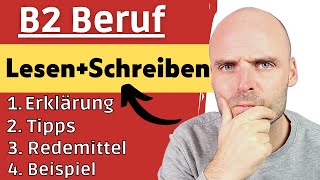 B2 Beruf Prüfung  Lesen  Schreiben [upl. by Giovanni]