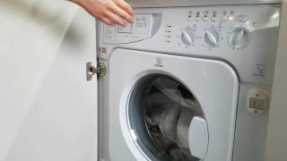 Indesit IWME 147 integrated washing machine review [upl. by Ahar]