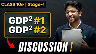 Class 10th GDP²  1 amp 2 Discussion 🔥  Shobhit Nirwan [upl. by Phyl]