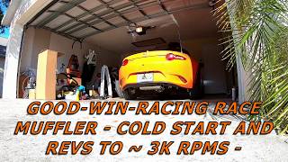 Goodwin Race Muffler vs Stock Exhaust  2019 30AE ND Miata MX5 [upl. by Delphine]