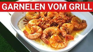 ♨️ GRILLBLITZ Garnelen perfekt vom Grill BBQ Tutorial Black Tiger Prawns Gambas Scampi Shrimps [upl. by Malek]