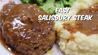 Easy Salisbury Steak Recipe  MOLCS Easy Recipes [upl. by Wylma]