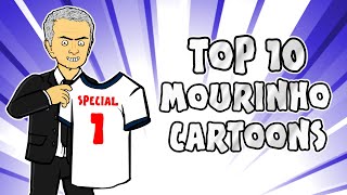 Top 10 Jose Mourinho Cartoons [upl. by Llerraf981]