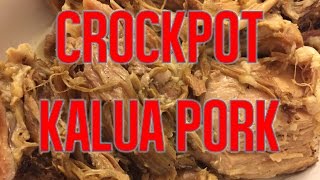 Hawaiian Kalua Pork in Crock Pot Slow Cooker  EASY [upl. by Dusa509]