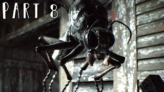 RESIDENT EVIL 7 Walkthrough Gameplay Part 8  Giant Bugs RE7 [upl. by Nwatna]