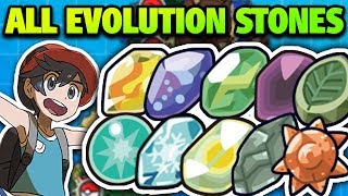 How amp Where to Get ALL Evolution Stones in Ultra Sun and Moon –All Evolution Stones Ultra Sun amp Moon [upl. by Yxor]