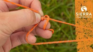 Adjustable Guy Line Knot  Quick amp Easy To Tie [upl. by Spracklen]