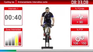 Clase Virtual Nº15 Cycling Up  Interválico Corto Ciclo Indoor by David Aguado [upl. by Daryl]