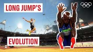 Evolution of the Men’s Long jump at the Olympics [upl. by Sashenka]