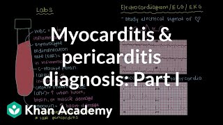 Diagnosis of myocarditis and pericarditis part 1  NCLEXRN  Khan Academy [upl. by Iline871]