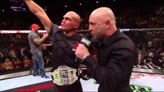 UFC 189 Robbie Lawler Octagon Interview [upl. by Aikenat]