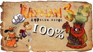 Rayman 3 Hoodlum Havoc  FULL 100 Walkthrough  ALL Cages 1080p [upl. by Eiroc]