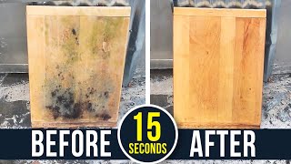 How To Remove Toxic Black Mold From Wood [upl. by Nnasus]