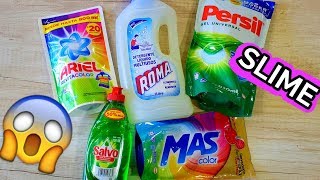 Haciendo Slime con DETERGENTES líquidos [upl. by Keg]