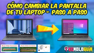 CAMBIAR PANTALLA ROTA DE LAPTOP [upl. by Haldes]