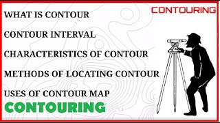 WHAT IS CONTOUR  CHARACTERSTICS AND METHODS  CIVIL ENGINEERING  MINING ENGINEERING  MINING WORLD [upl. by Compte]