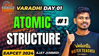 Atomic Stucture Class 11 In Telugu  Part 1  Varadhi EAPCET 2024  Vedantu Telugu [upl. by Marnia813]