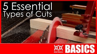 5 Woodworking Cuts You Need to Know How to Make  WOODWORKING BASICS [upl. by Anivid668]