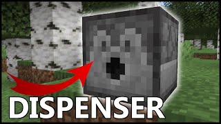 How To Use A DISPENSER IN Minecraft [upl. by Diann504]