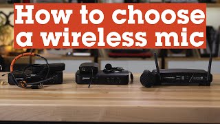 How to choose a wireless microphone system  Crutchfield [upl. by Monagan87]