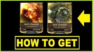 How to get Hells Chamber and split chamber in Warframe [upl. by Nevetse]